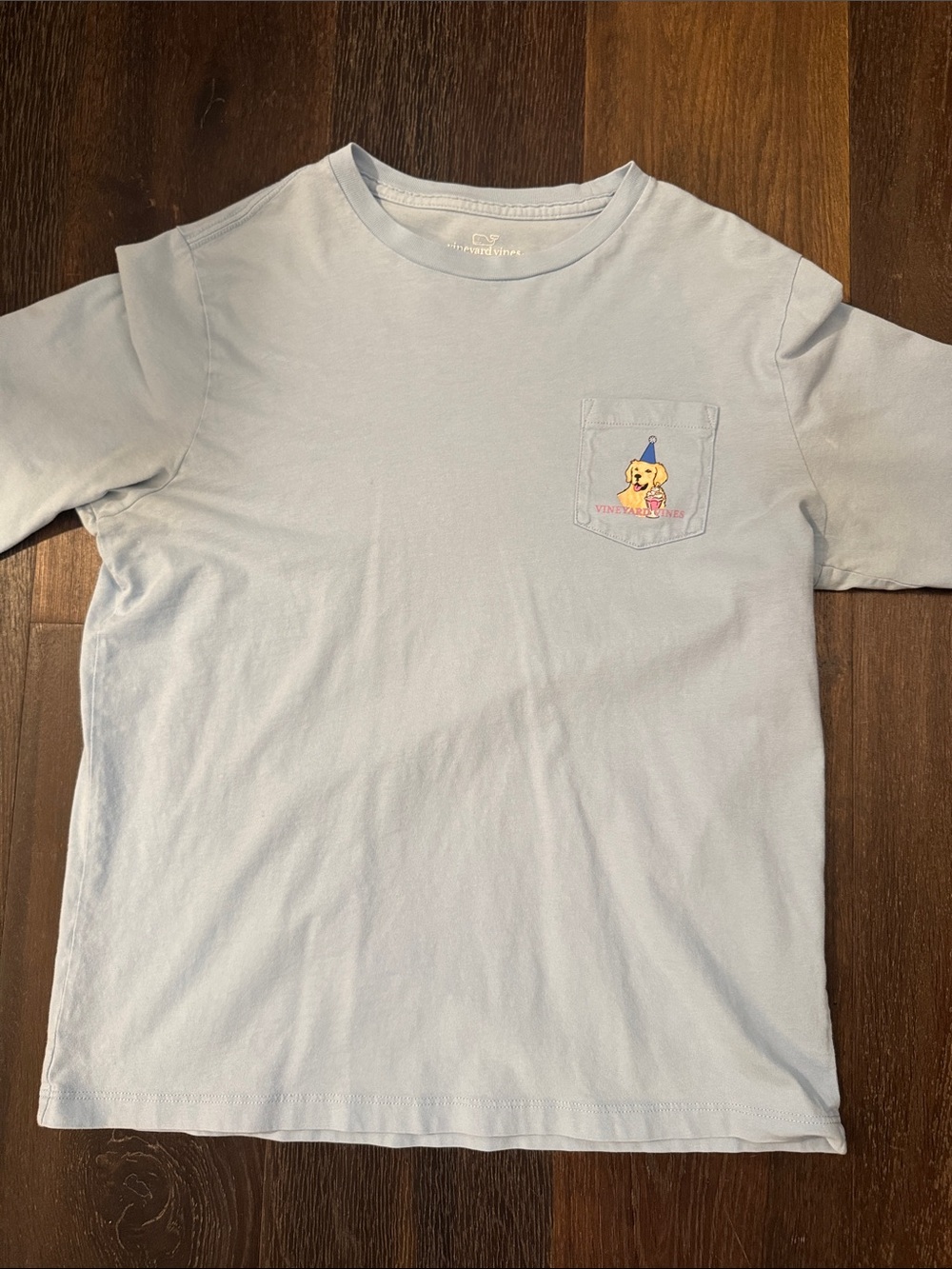 Light blue youth vineyard vines t
